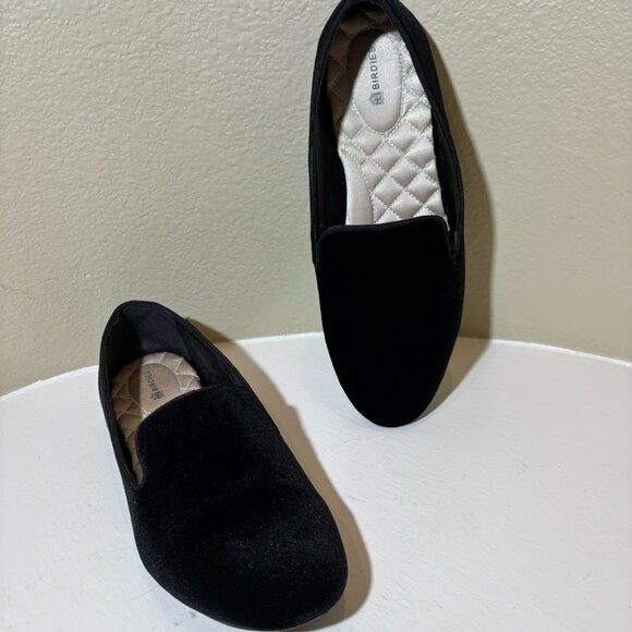 🐥Birdies Starling Black Suede Velvet Slipper Size 9.5 - Picture 2 of 11